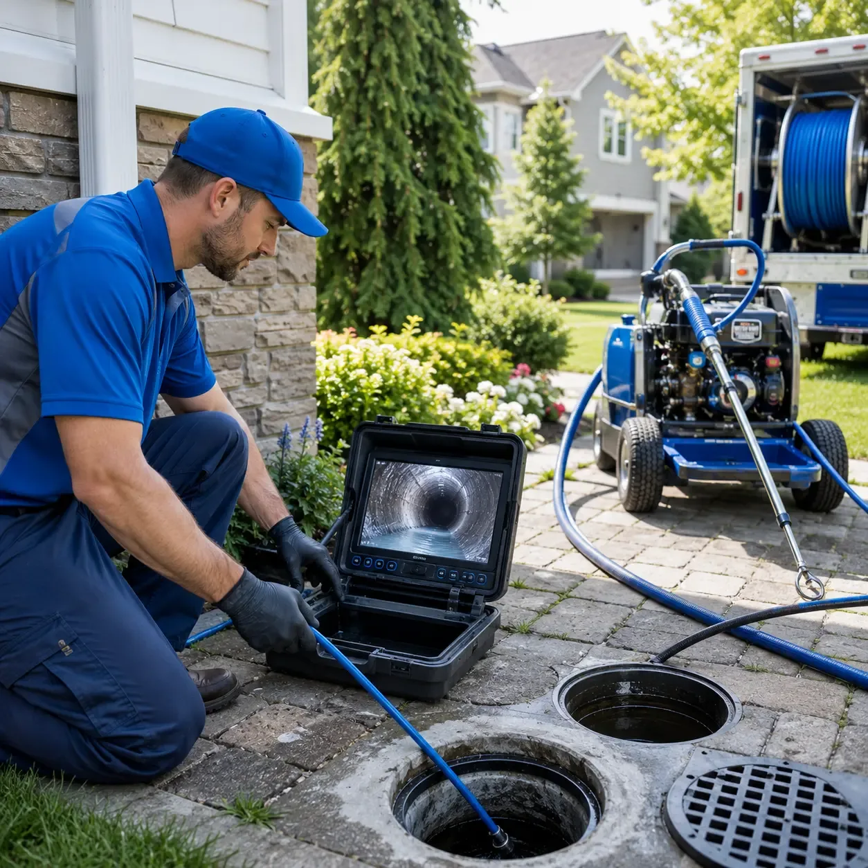Outdoor drain cleaning professionals serving Mont Belvieu, TX